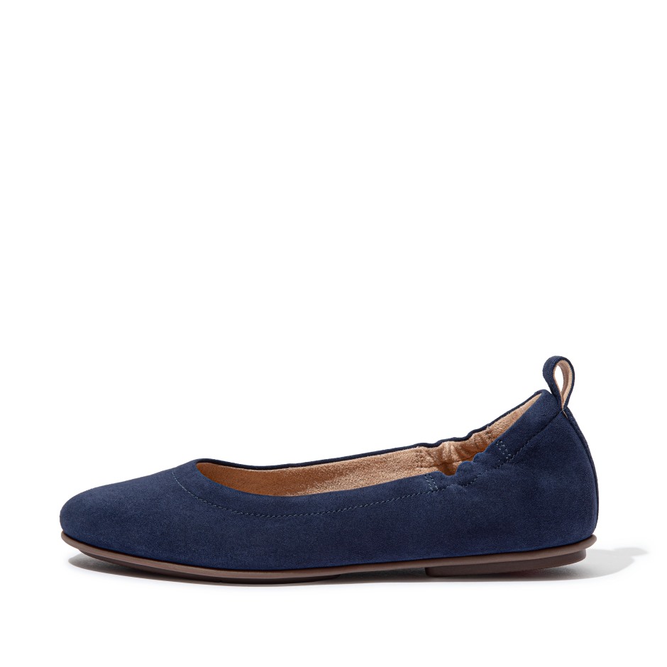 Fitflop Allegro σουέντ μπαλαρίνες μεσάνυχτα ναυτικό
