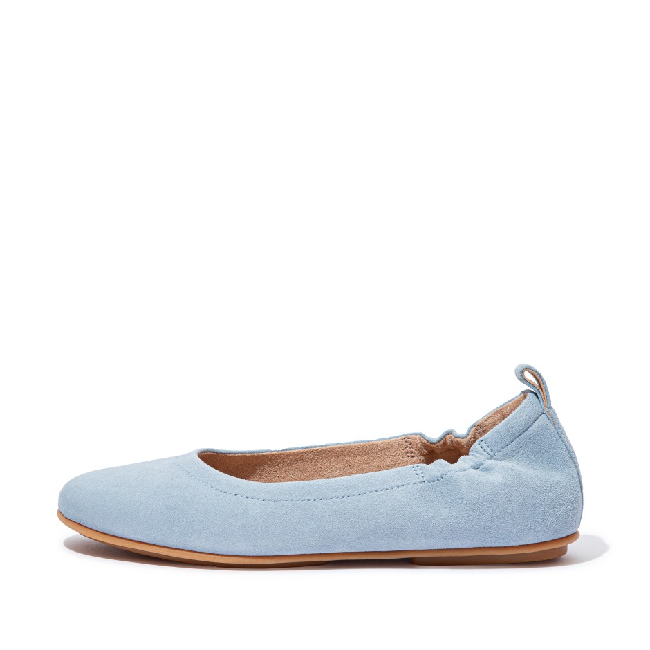 Fitflop Allegro σουέντ μπαλαρίνες γαλάζιο
