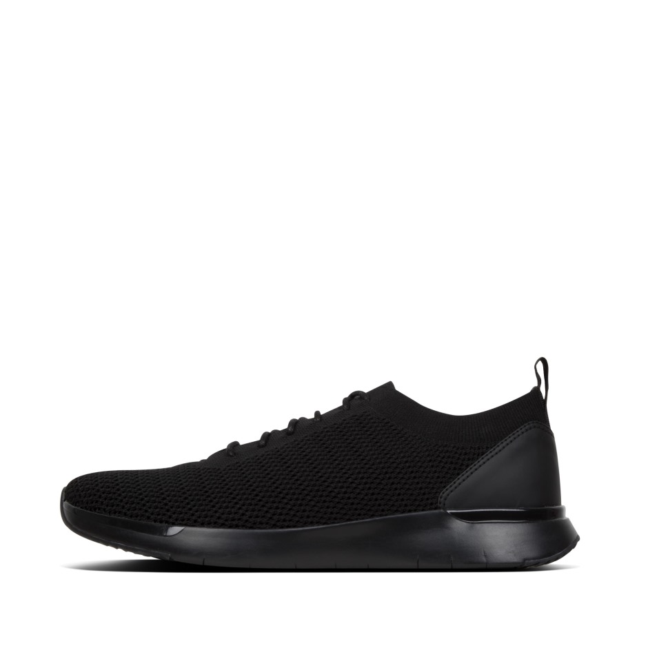 Fitflop Flexknit ανδρικά Sneakers ολόμαυρα