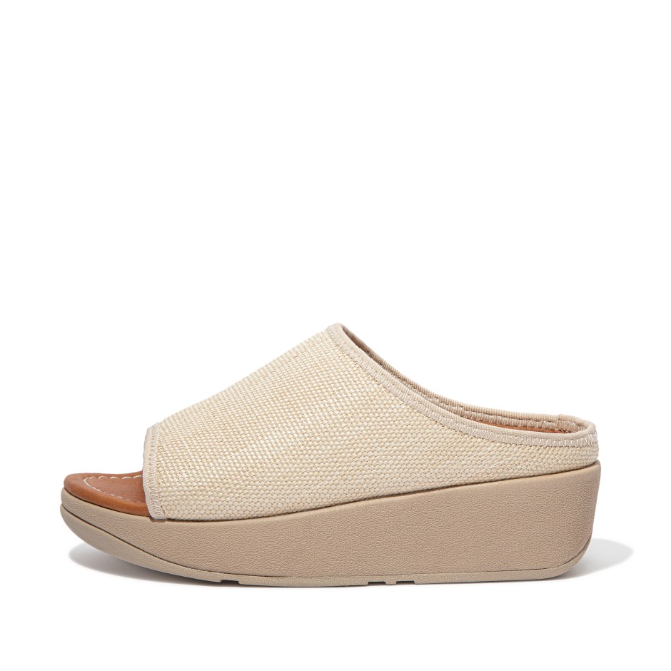Fitflop Imogen υφαντές διαφάνειες καλαμάκι