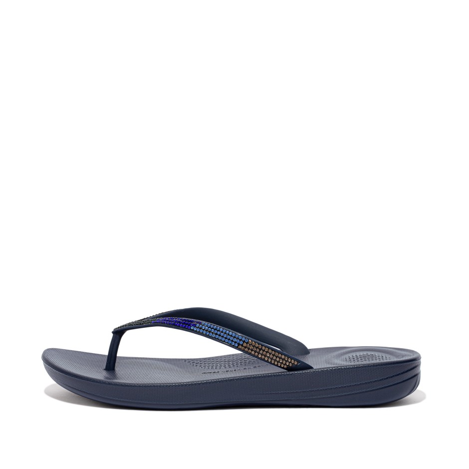 Fitflop Iqushion Ombre Sparkle σαγιονάρες Midnight Navy