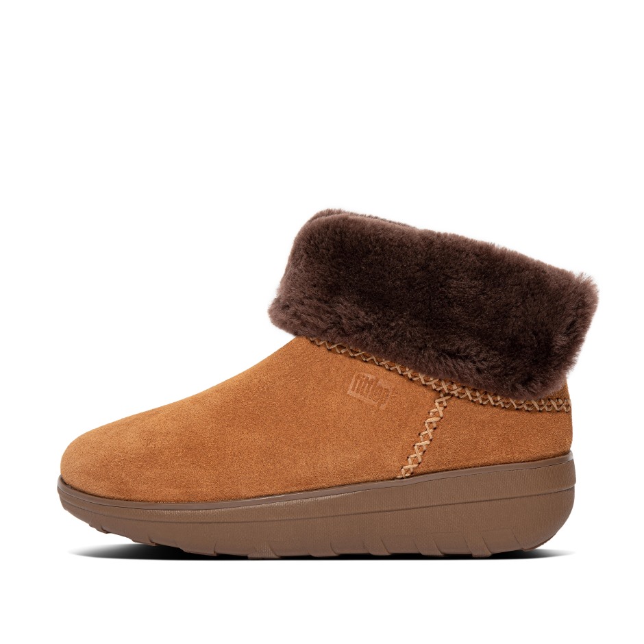 Fitflop Mukluk σορτς καστόρι με φόδρα καστόρι καστανιά