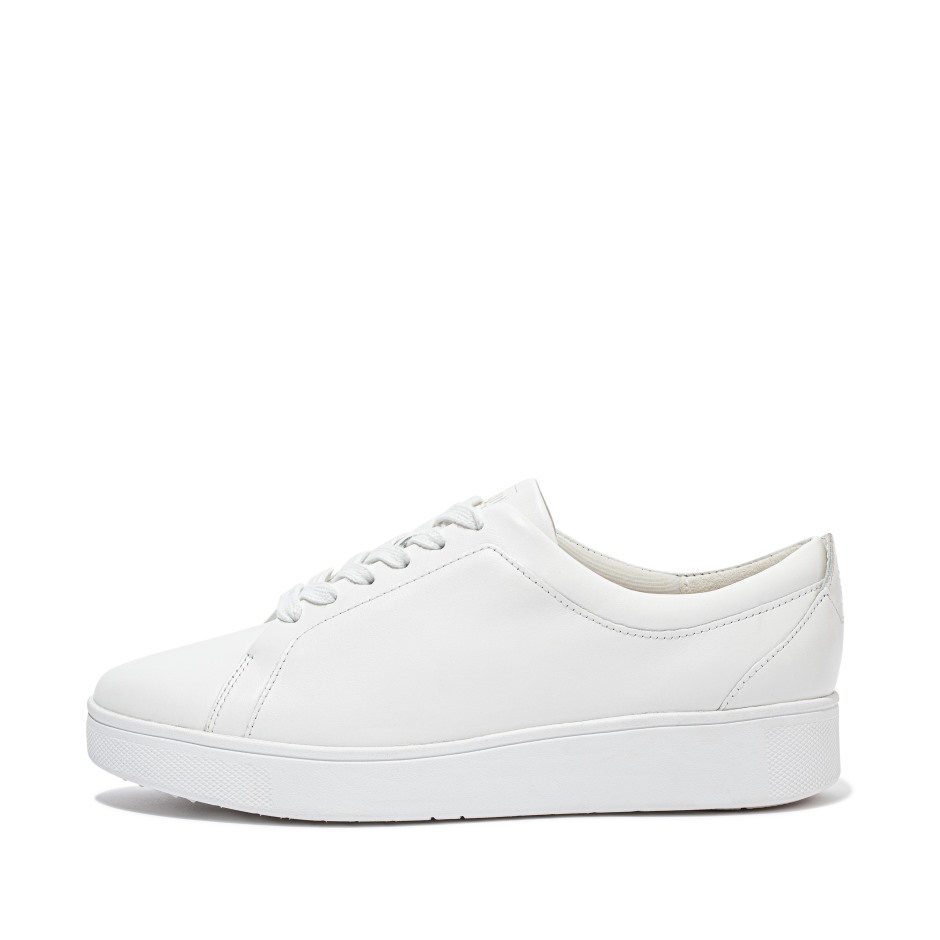 Fitflop ράλι δερμάτινα αθλητικά παπούτσια Urban λευκό
