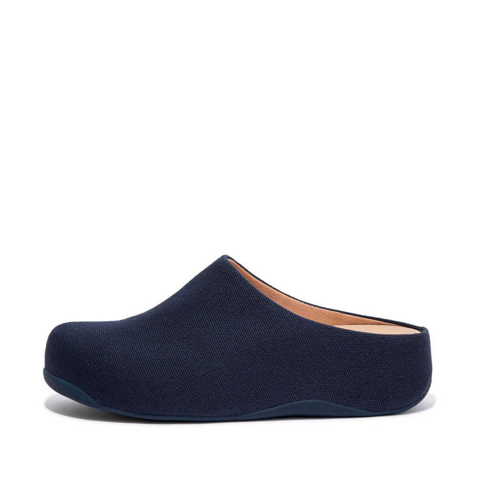 Fitflop Shuv καμβάς τσόκαρα τα μεσάνυχτα ναυτικό
