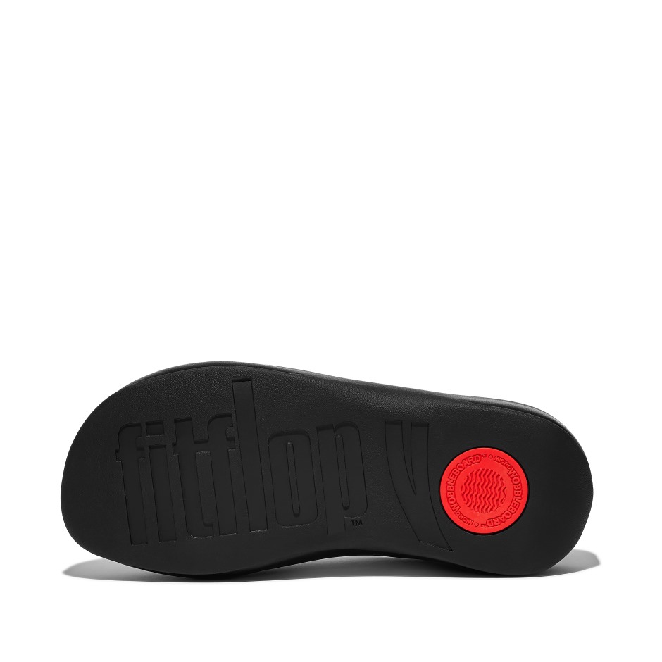 Fitflop Shuv ανδρικά δερμάτινα τσόκαρα μαύρο