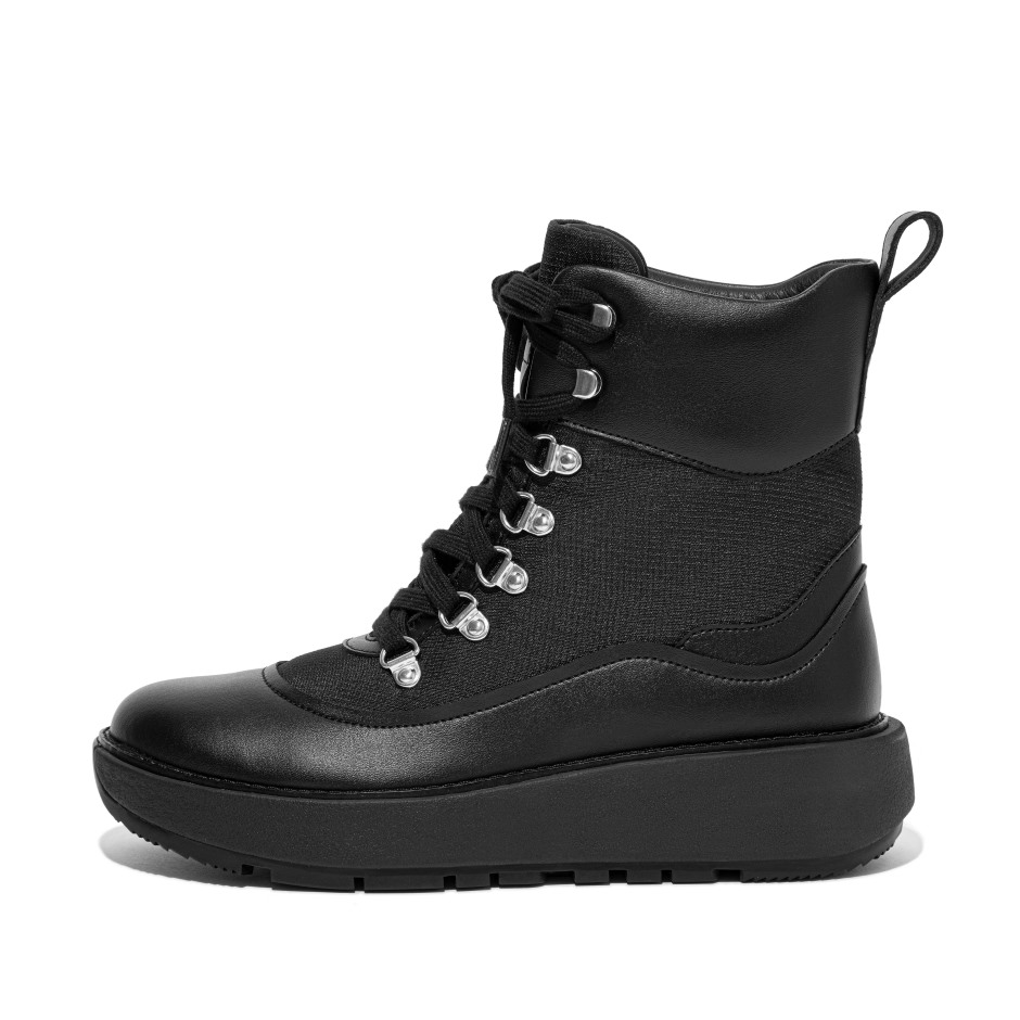 Fitflop Skandi αδιάβροχα μποτάκια ολόμαυρα