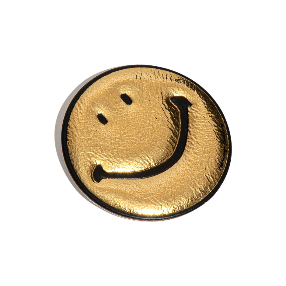 αυτοκόλλητα Fitflop Smiley μεταλλικό από ψεύτικο δέρμα χρυσό 2 συσκευασιών