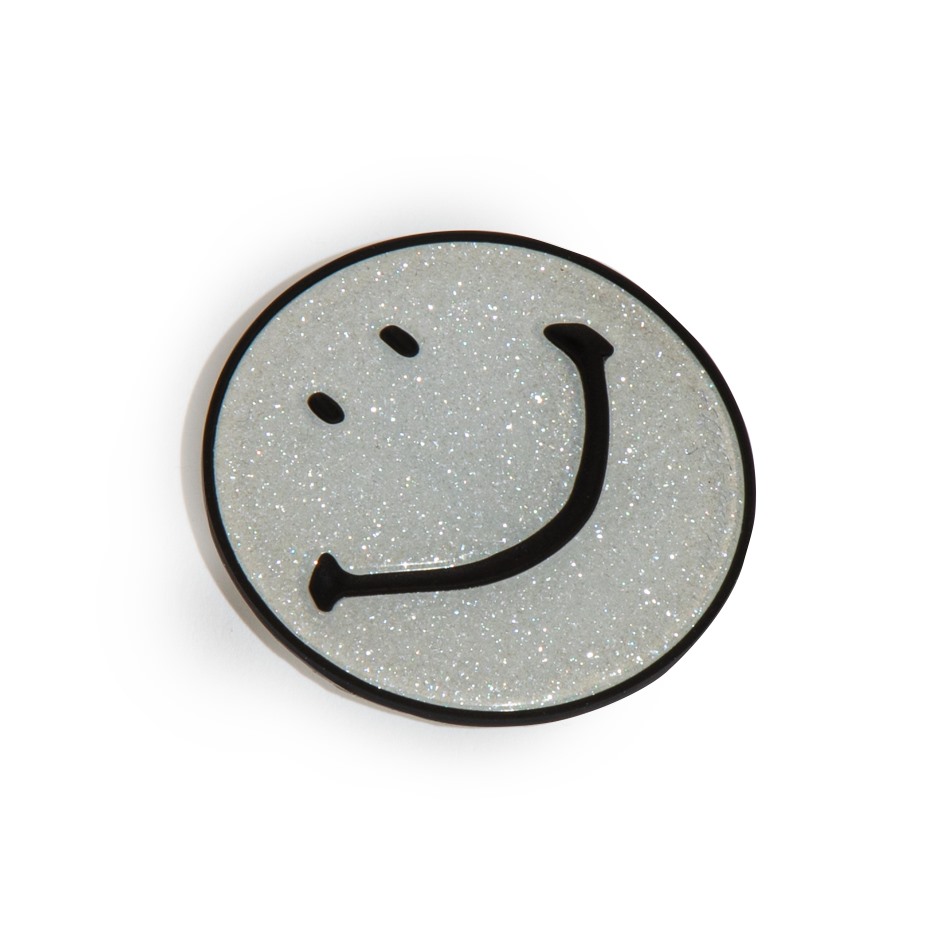Fitflop Smiley Shimmer αυτοκόλλητα από καουτσούκ 2 συσκευασιών ασημί Shimmer