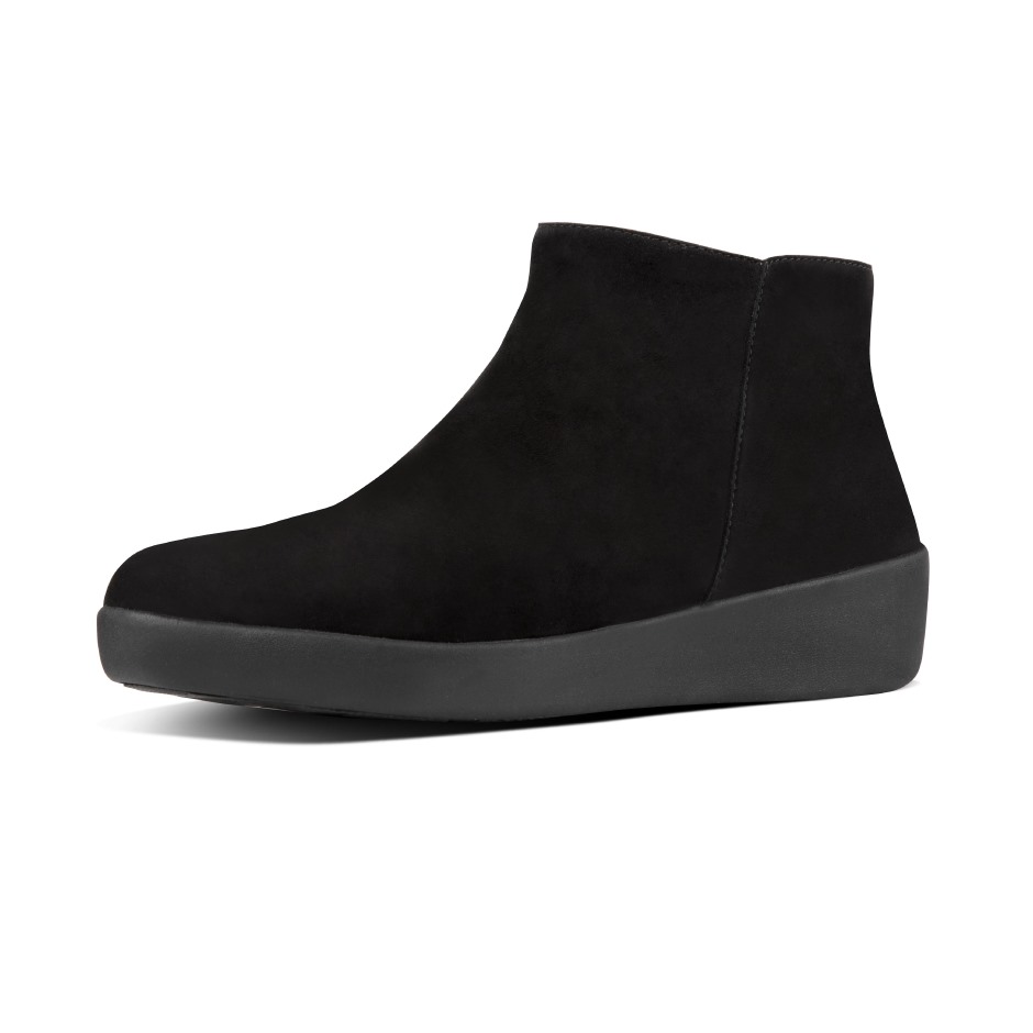 Fitflop Sumi σουέντ μποτάκια μαύρα