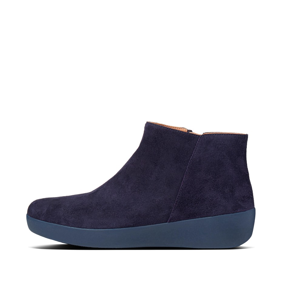 Fitflop Sumi Suede Ankle Boots Maritime Blue
