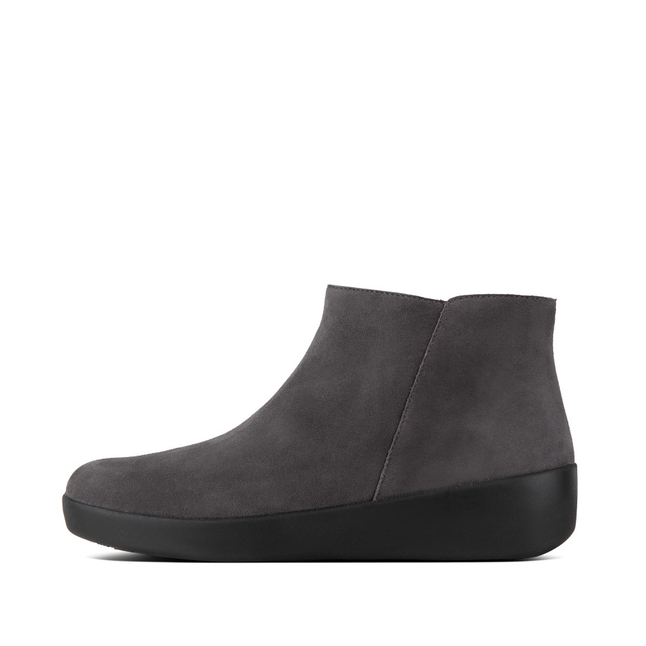 Fitflop Sumi Sued μποτάκια ατσάλινο γκρι