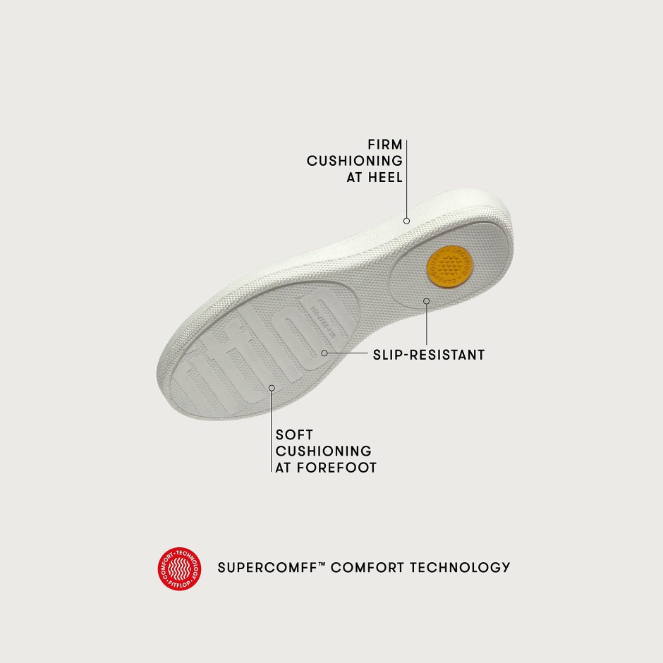 Fitflop Superskate Glitter-dot Suede Loafers ολόμαυρα