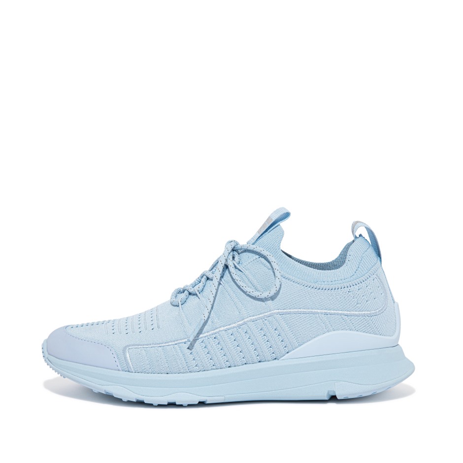 Fitflop Vitamin Ff πλεκτά αθλητικά αθλητικά πάνινα παπούτσια δροσερό μπλε
