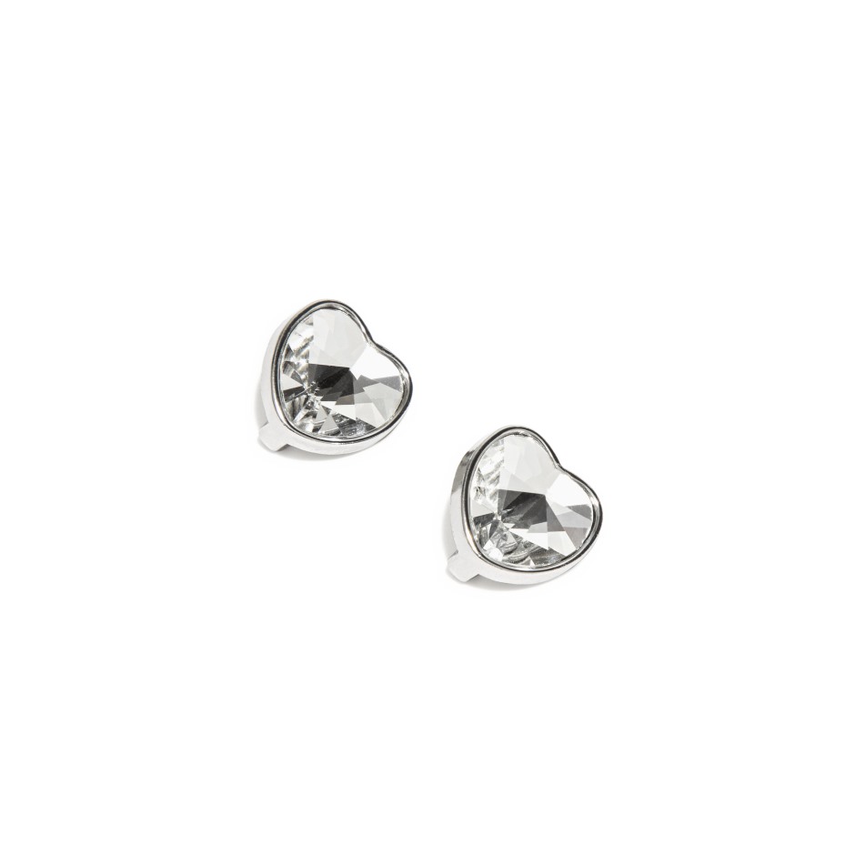 Fitflop Charms Iqushion Charms Crystal Heart Charms 2-pack Clear