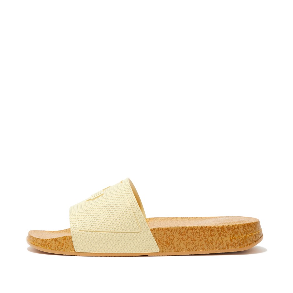 Fitflop Iqushion με φελλό διαφάνειες γυμνές ροζ