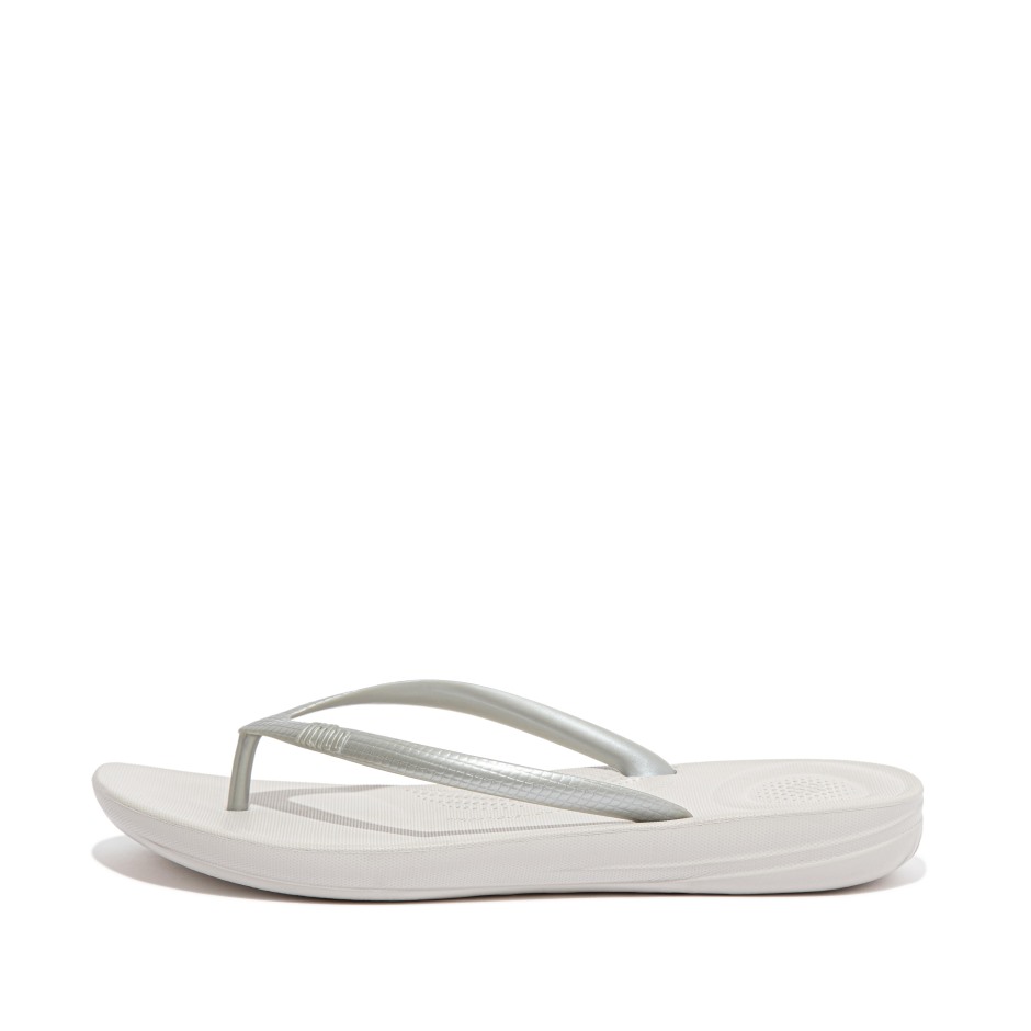 Fitflop Iqushion εργονομικές σαγιονάρες ασημί