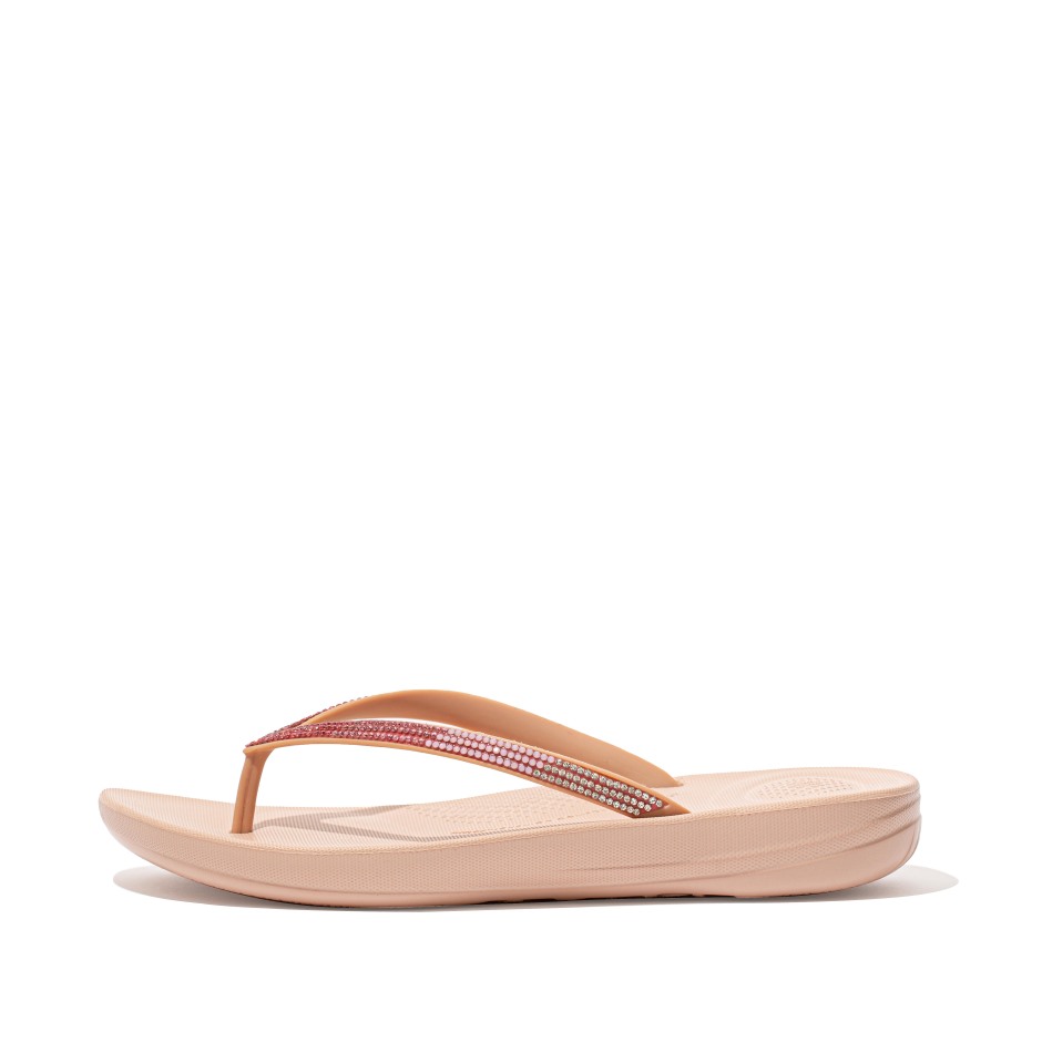 Fitflop Iqushion Ombre-sparkle σαγιονάρες απαλό ροζ